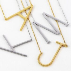 Initial necklace