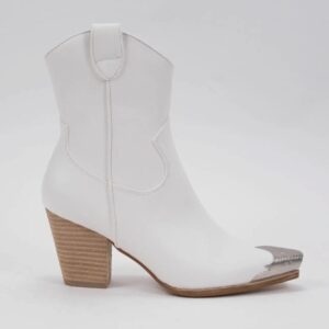 Dakota Metallic Tip Toe Boot