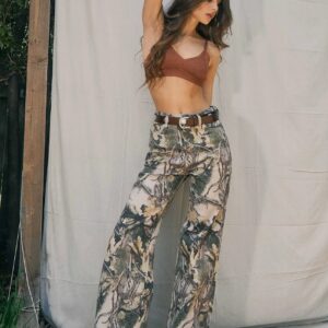 Camo High Rise Pants
