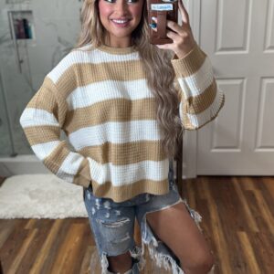 Butter Stripe Sweater